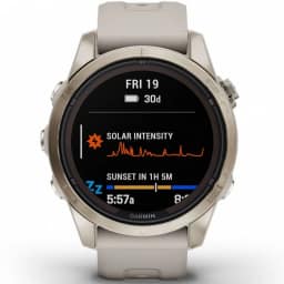Умные часы Garmin Fenix 7S Pro Sapphire Solar Edition Soft Gold Light Sand, Золотистый — фото 7