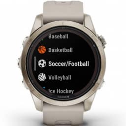 Умные часы Garmin Fenix 7S Pro Sapphire Solar Edition Soft Gold Light Sand, Золотистый — фото 8