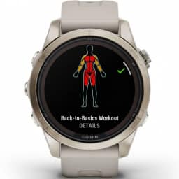 Умные часы Garmin Fenix 7S Pro Sapphire Solar Edition Soft Gold Light Sand, Золотистый — фото 9