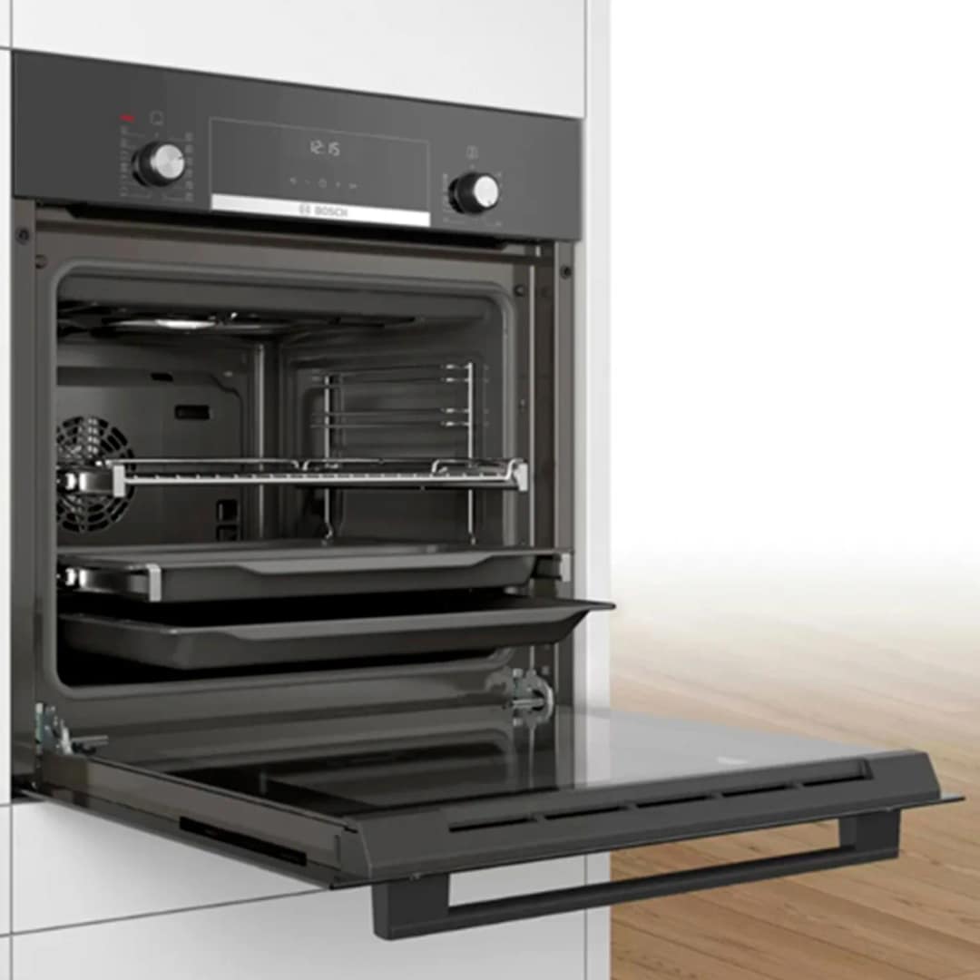 Электрический духовой шкаф Bosch Serie 6 HIJ517YB0R Black, Черный — фото 5