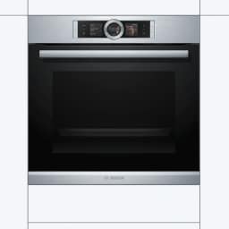 Электрический духовой шкаф Bosch Serie 8 HBG636ES1 Silver, Серебристый — фото 3