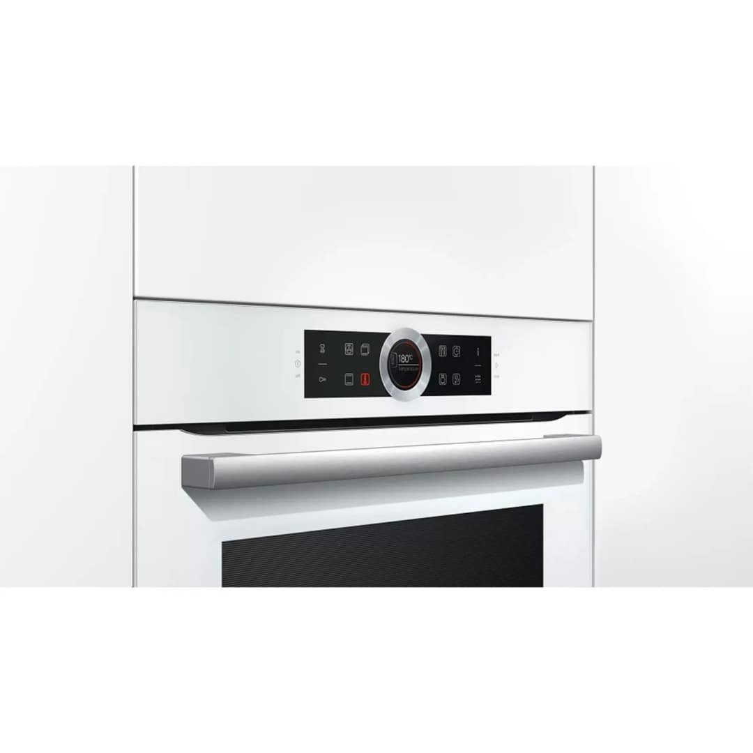 Электрический духовой шкаф Bosch Serie 8 HBG675BW1 White, Белый — фото 3