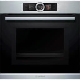Электрический духовой шкаф Bosch Serie 8 HMG636RS1 Silver, Серебристый — фото 1