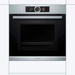 Электрический духовой шкаф Bosch Serie 8 HMG636RS1 Silver, Серебристый — фото 3