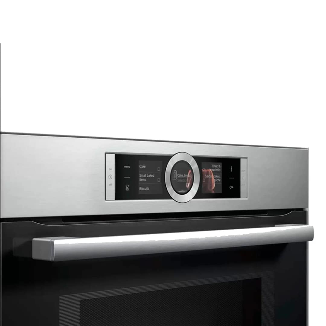 Электрический духовой шкаф Bosch Serie 8 HMG636RS1 Silver, Серебристый — фото 4