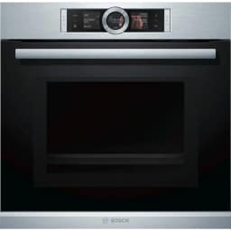 Электрический духовой шкаф Bosch Serie 8 HMG636BS1 Silver, Серебристый — фото 1
