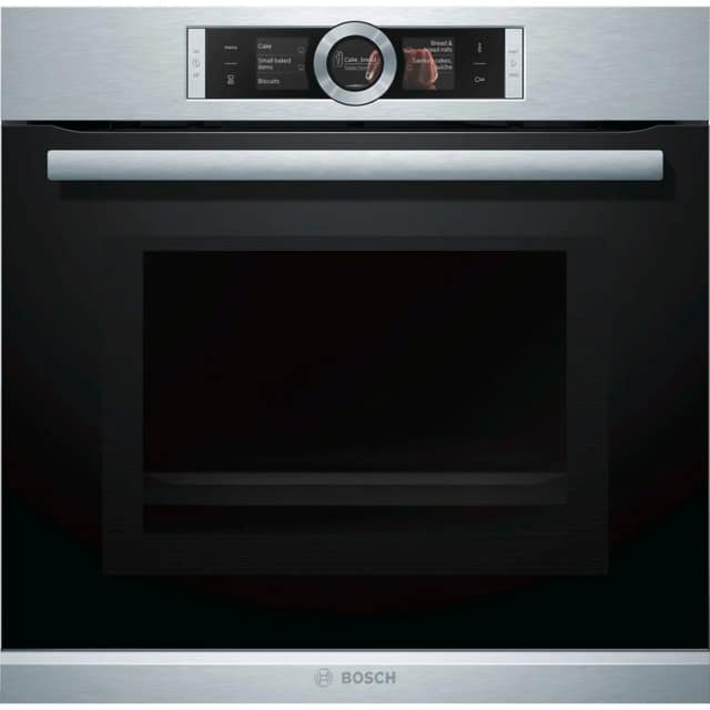 Электрический духовой шкаф Bosch Serie 8 HMG636BS1 Silver, Серебристый