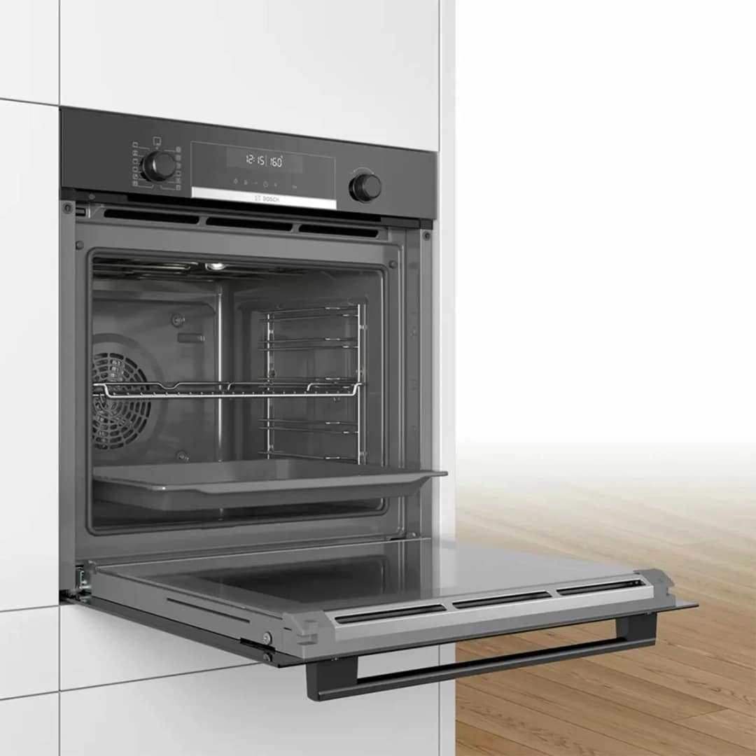 Электрический духовой шкаф Bosch Serie 6 HBA578BB0 Black, Черный — фото 4