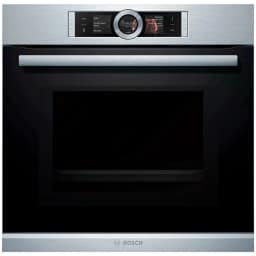 Электрический духовой шкаф Bosch Serie 8 HMG6764S1 Silver, Серебристый — фото 1