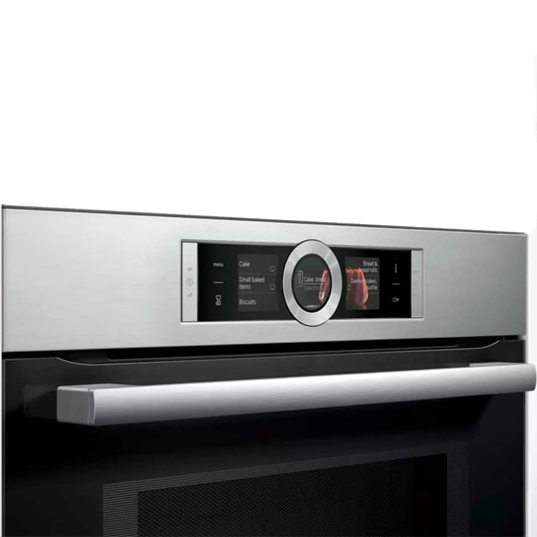 Электрический духовой шкаф Bosch Serie 8 HMG6764S1 Silver, Серебристый — фото 2