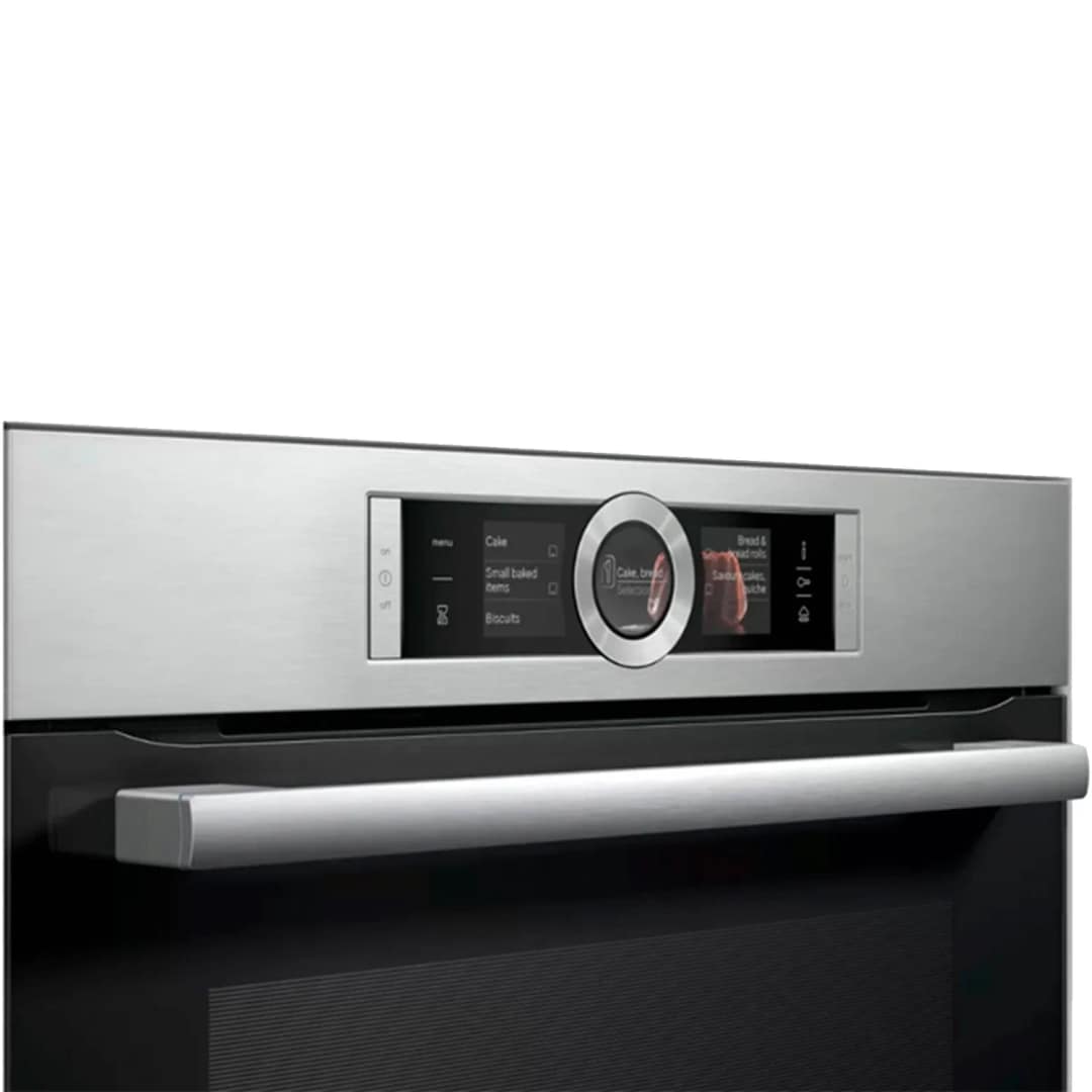 Электрический духовой шкаф Bosch Serie 8 HSG636ES1 Silver, Серебристый — фото 2