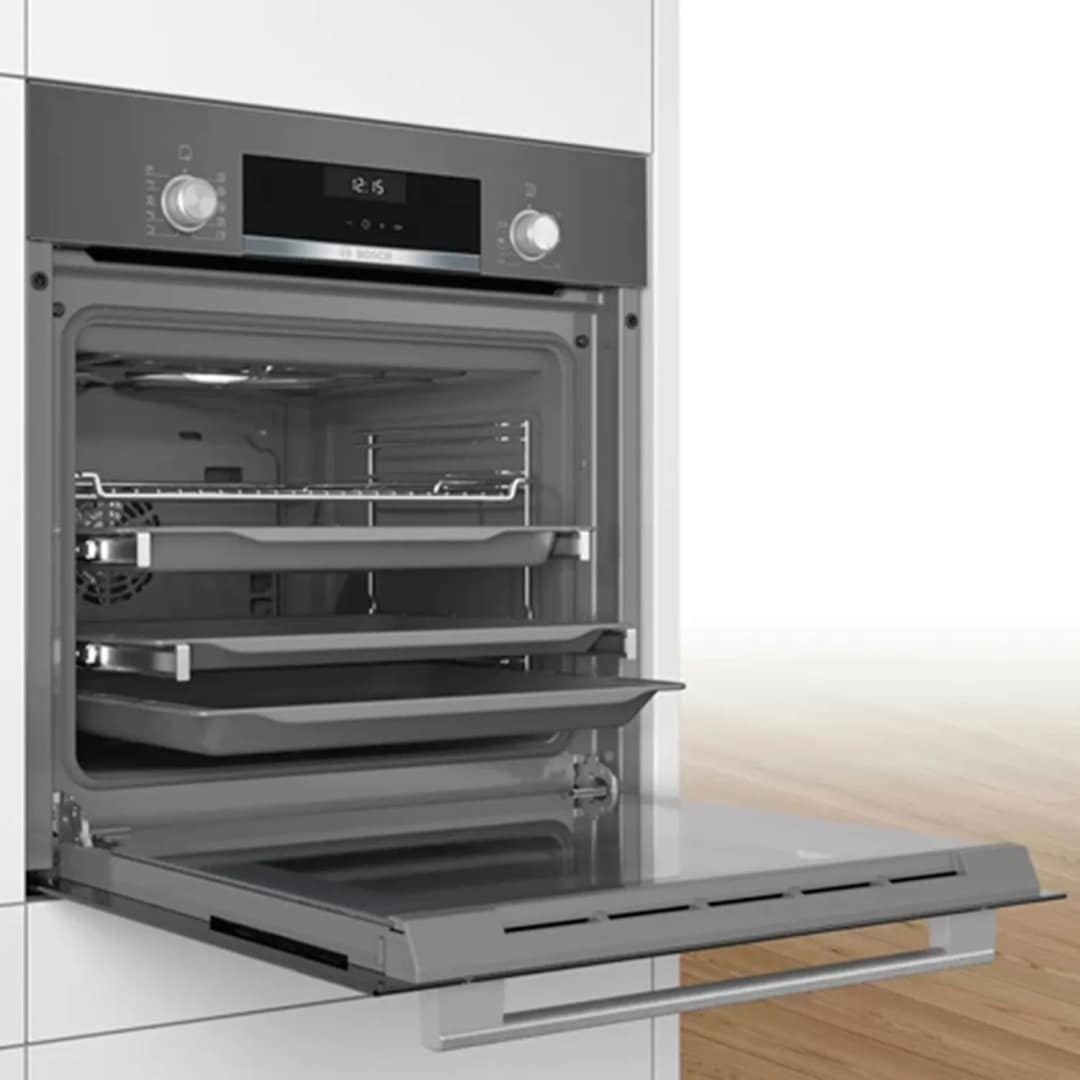 Электрический духовой шкаф Bosch Serie 6 HBJ558YH0T Gray, Серый — фото 4