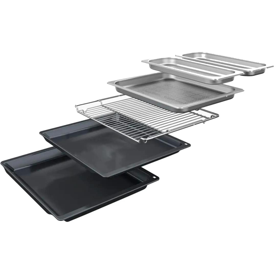 Электрический духовой шкаф Bosch Serie 8 HSG7361B1 Black, Черный — фото 4