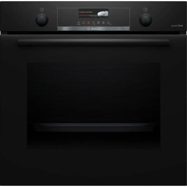 Электрический духовой шкаф Bosch Serie 6 HBG4795B1S Black, Черный