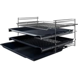 Электрический духовой шкаф Bosch Serie 6 HBJ558YB3Q Black, Черный — фото 4