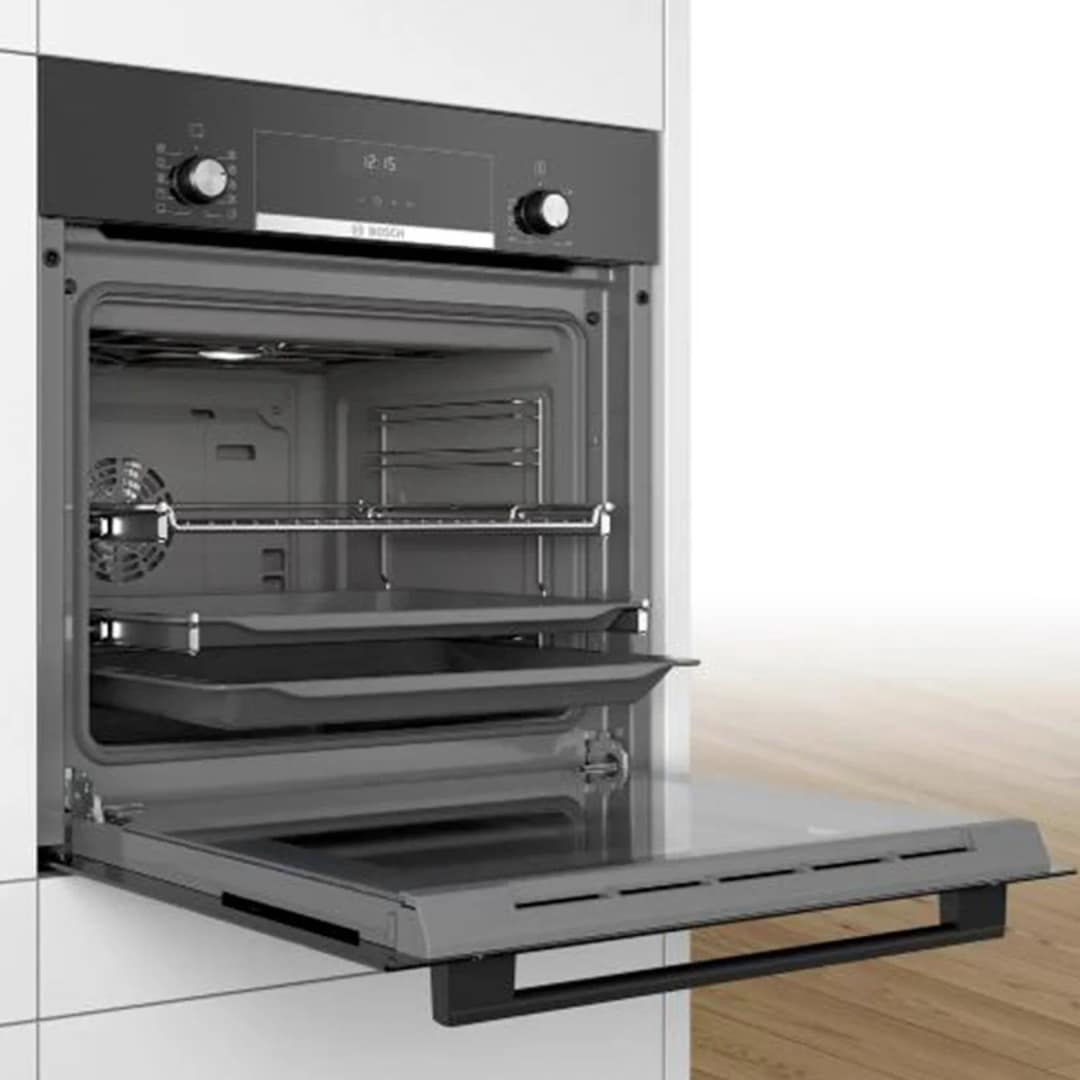 Электрический духовой шкаф Bosch Serie 6 HBJ558YB0Q Black, Черный — фото 4