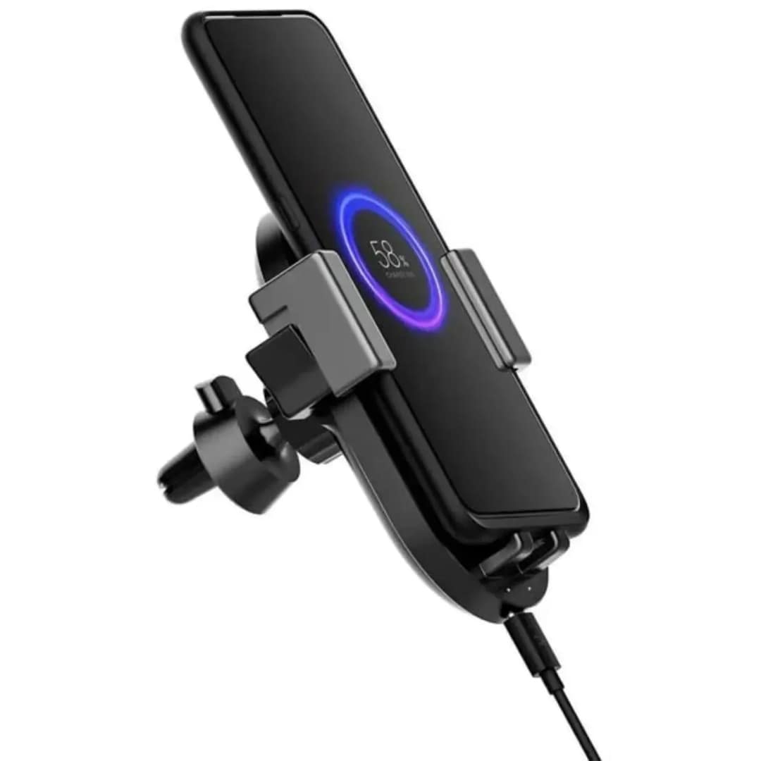Автомобильный держатель Xiaomi Mi Wireless Car Charger 20W Black, Черный — фото 5