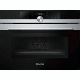 Электрический духовой шкаф Siemens CM633GBS1 Silver, Серебристый — фото 1