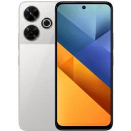 Смартфон Xiaomi Poco M6 6 128 Silver Global Version, Серебристый — фото 1