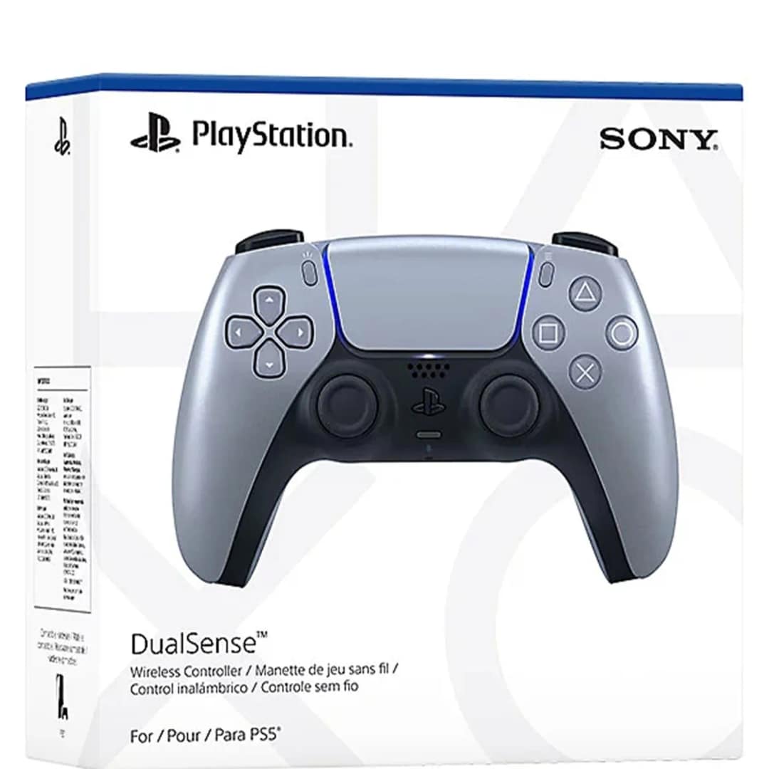Джойстик беспроводной Sony DualSense для PS5 Sterling Silver, Серебристый — фото 5