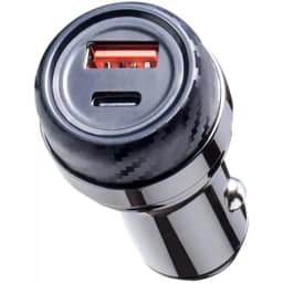 Автомобильное зарядное устройство Deppa 52W USB-A USB-C 11213 Graphite, Серый — фото 1