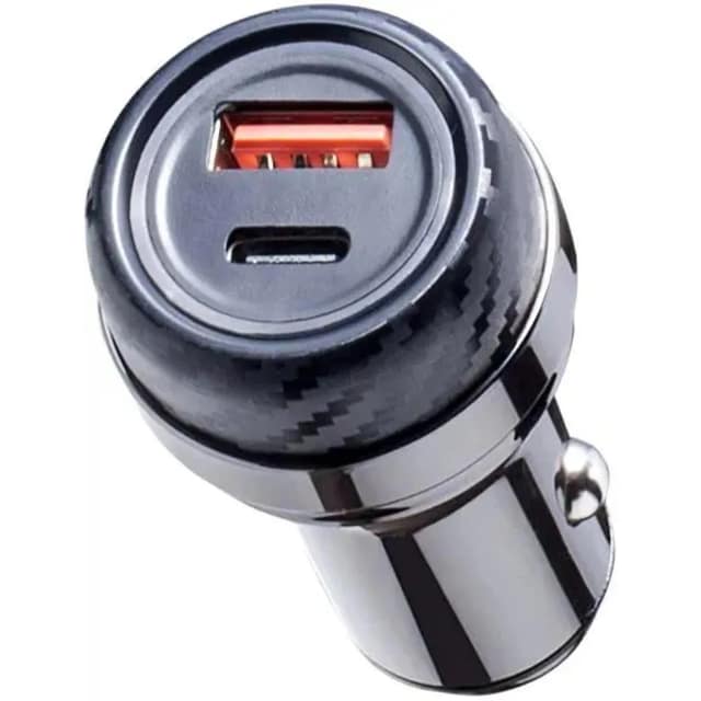 Автомобильное зарядное устройство Deppa 52W USB-A USB-C 11213 Graphite, Серый