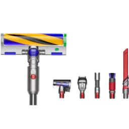 Пылесос Dyson V12 Detect Slim Fluffy SV46 Blue Nickel, Серебристый — фото 2
