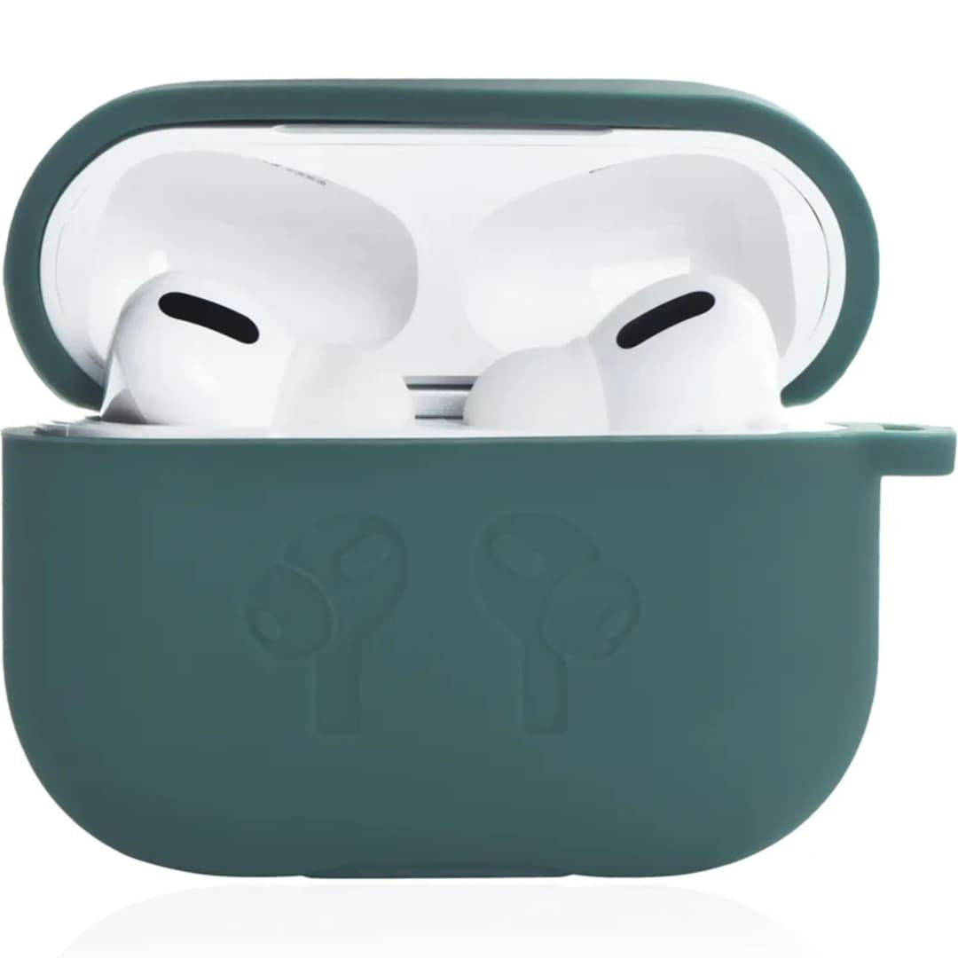 Силиконовый чехол Gurdini для AirPods Pro 2 Green, Зеленый — фото 3