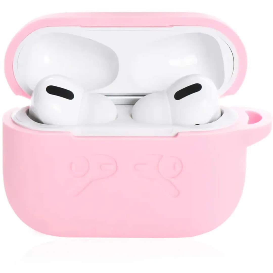 Силиконовый чехол Gurdini для AirPods Pro 2 Pink, Розовый — фото 2