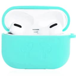 Силиконовый чехол Gurdini для AirPods Pro 2 Mint, Бирюзовый — фото 2