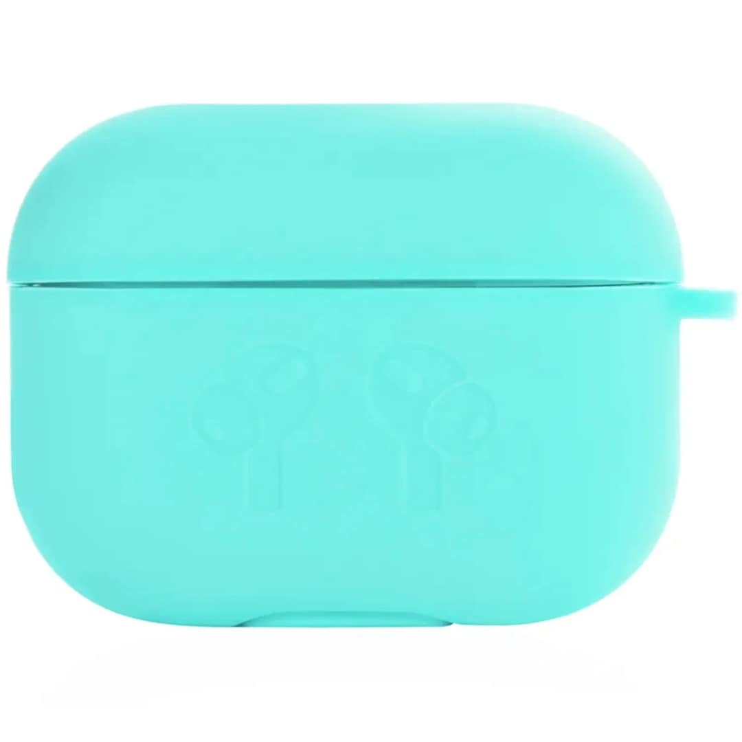 Силиконовый чехол Gurdini для AirPods Pro 2 Mint, Бирюзовый — фото 3