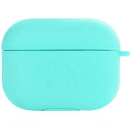 Силиконовый чехол Gurdini для AirPods Pro 2 Mint, Бирюзовый — фото 3