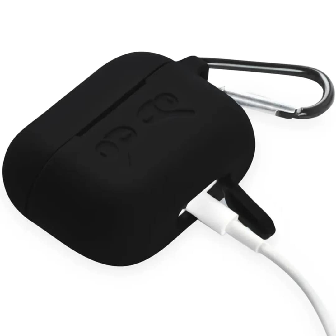 Силиконовый чехол Gurdini для AirPods Pro 2 Black, Черный — фото 4