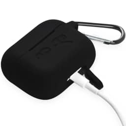 Силиконовый чехол Gurdini для AirPods Pro 2 Black, Черный — фото 4