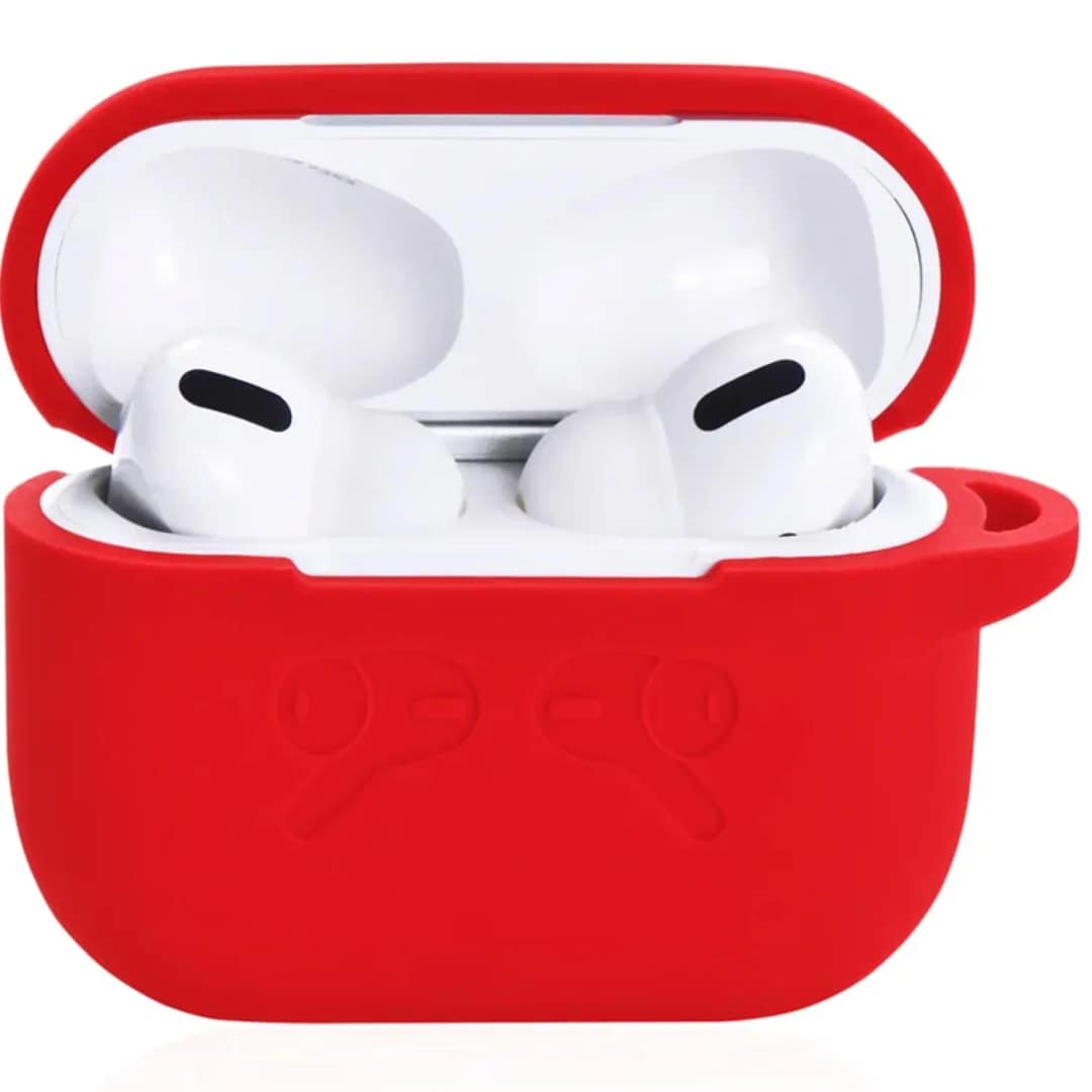 Силиконовый чехол Gurdini для AirPods Pro 2 Red, Красный — фото 3