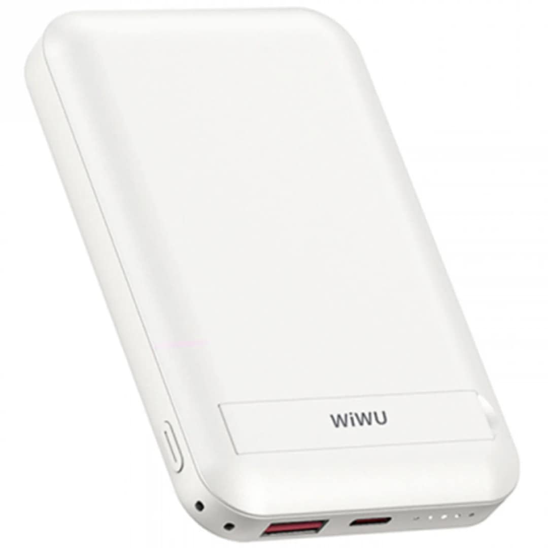 Внешний аккумулятор WiWU Snap Cube Magsafe Wireless Charge SC 10000 mAh White, Белый — фото 2