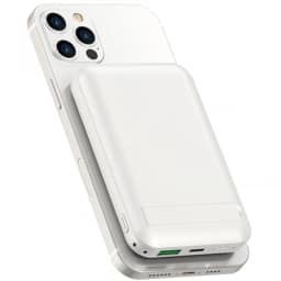 Внешний аккумулятор WiWU Snap Cube Magsafe Wireless Charge SC 10000 mAh White, Белый — фото 3