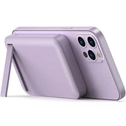 Внешний аккумулятор WiWU Snap Cube Magsafe Wireless Charge SC 10000 mAh Purple, Фиолетовый — фото 1
