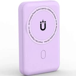 Внешний аккумулятор WiWU Snap Cube Magsafe Wireless Charge SC 10000 mAh Purple, Фиолетовый — фото 3