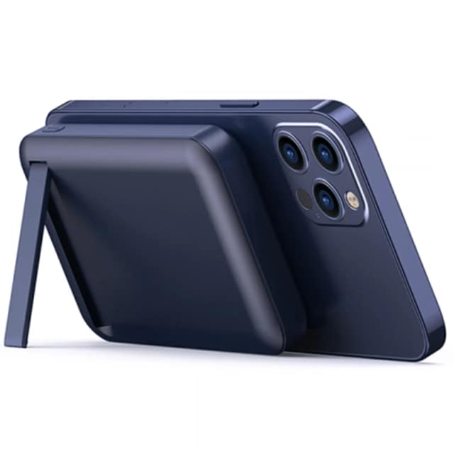 Внешний аккумулятор WiWU Snap Cube Magsafe Wireless Charge SC 10000 mAh Blue, Синий