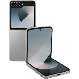 Смартфон Samsung Galaxy Z Flip6 12 Silver Shadow, Серый — фото 1