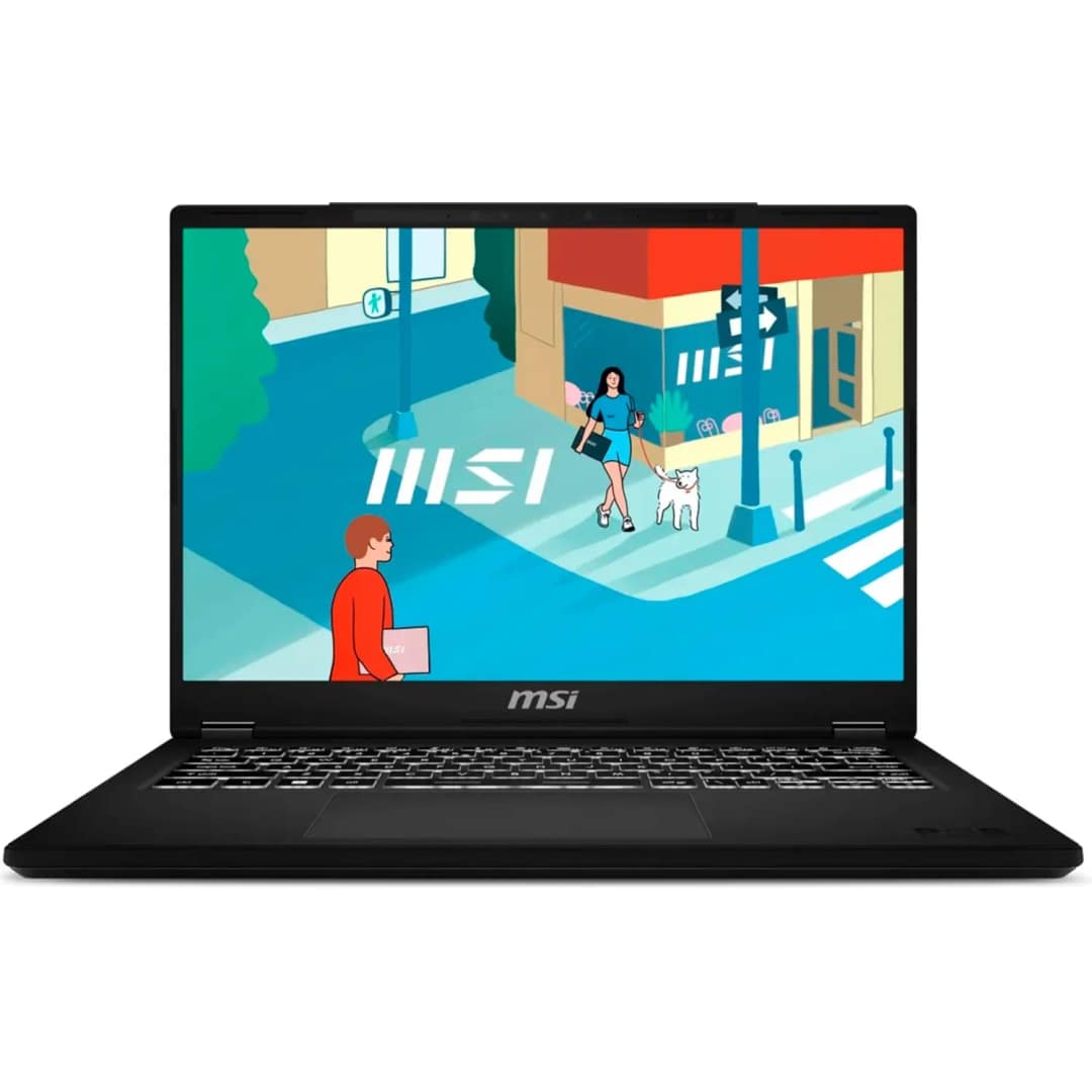 Ноутбук MSI Modern 14 H D13MG-091RU 14 FHD IPS i7-13700H SSD Black, Черный — фото 2