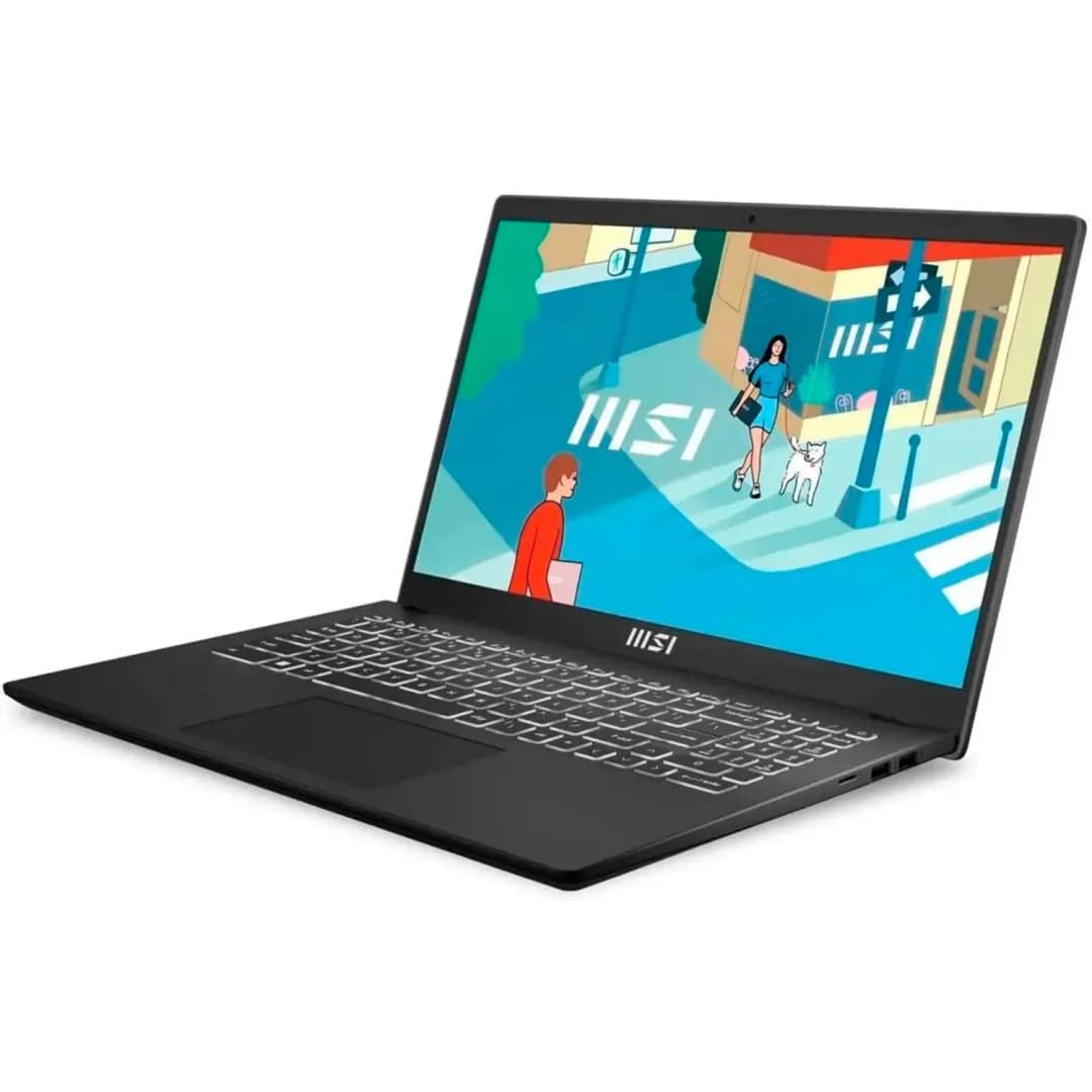 Ноутбук MSI Modern 15 H B13M-096XRU 15.6 FHD IPS i5-13420H SSD Black, Черный — фото 3