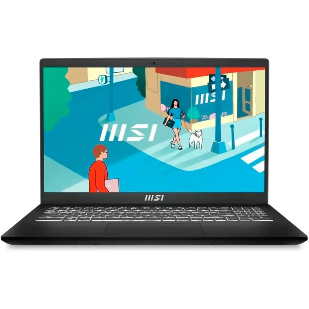 Ноутбук MSI Modern 15 H B13M-098RU 15.6 FHD IPS i5-13420H SSD Black, Черный — фото 2
