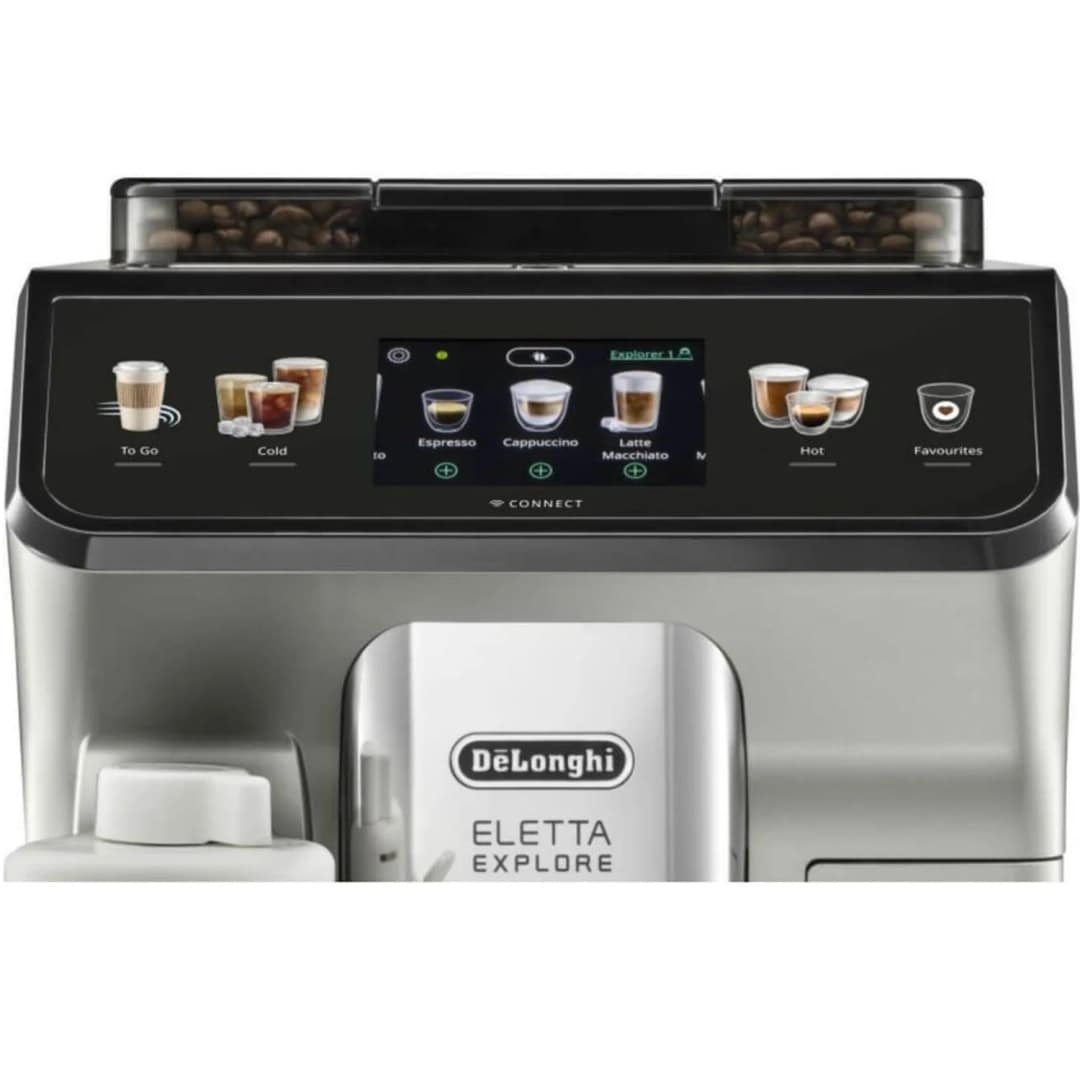 Кофемашина DeLonghi Dinamica Eletta Explore ECAM450.65.S, Silver — фото 4