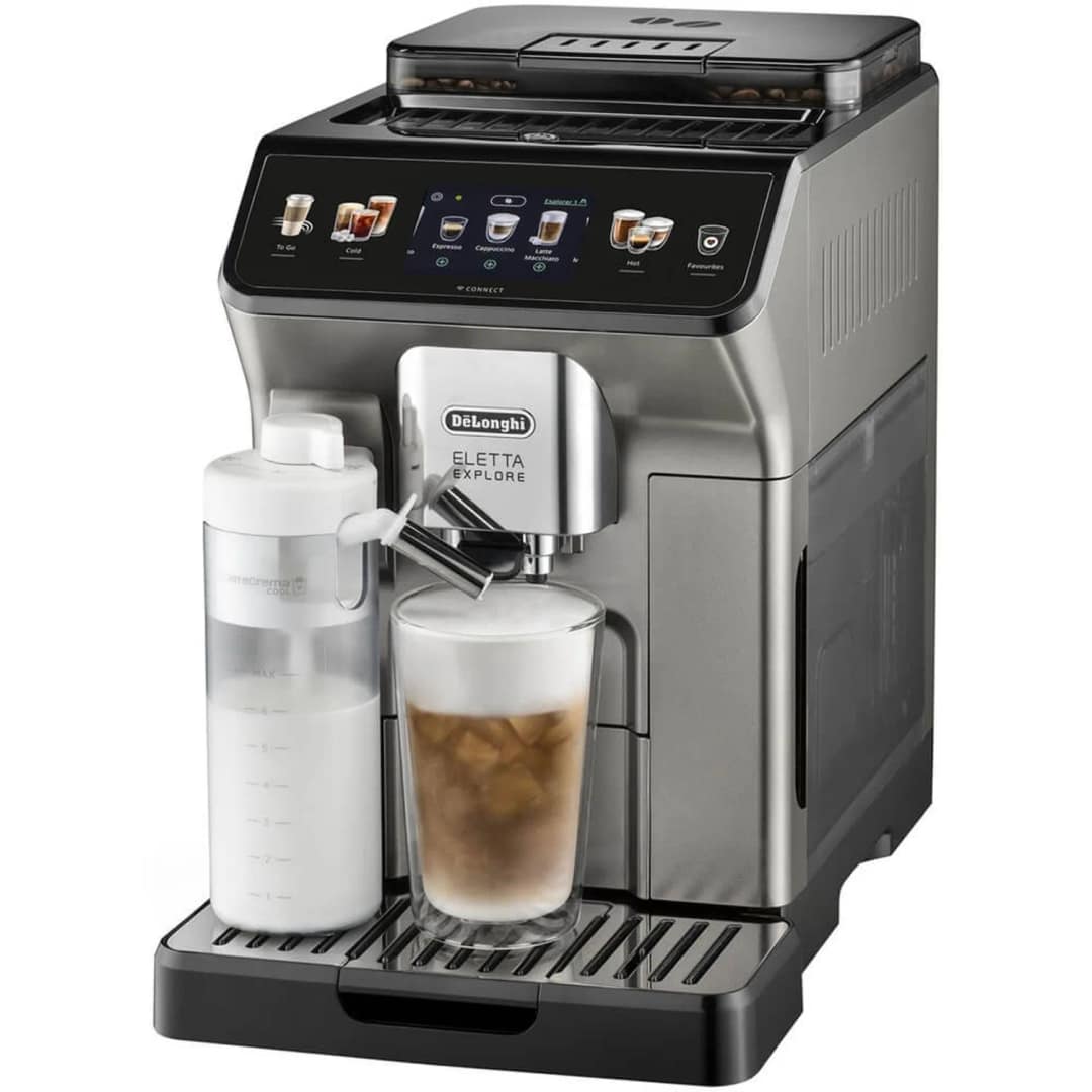 Кофемашина DeLonghi Dinamica Eletta Explore ECAM450.86.T Titanium — фото 3