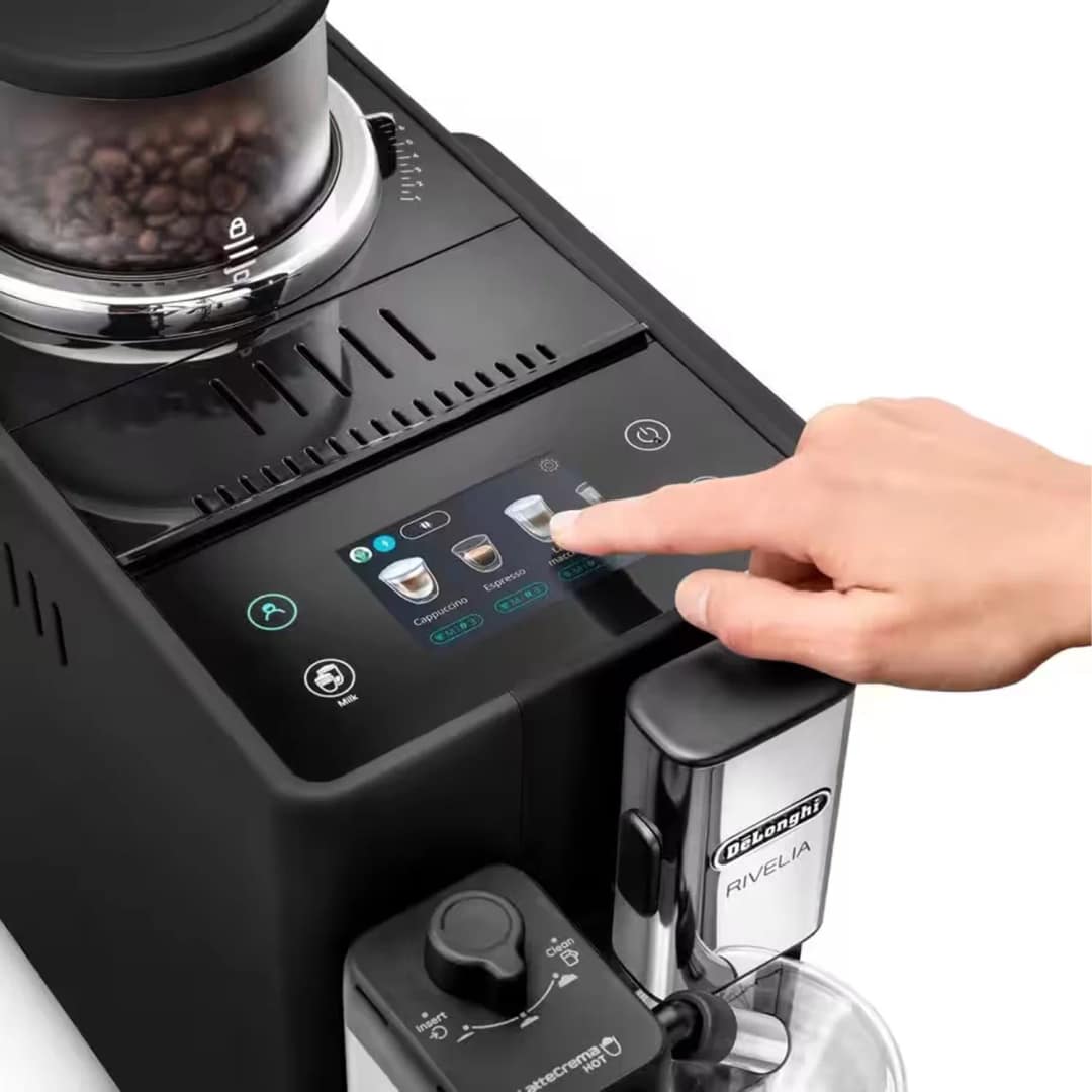 Кофемашина DeLonghi Rivelia Perfetto EXAM440.55.B, Black — фото 3
