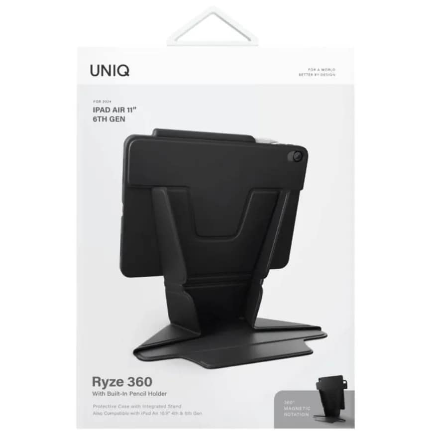 Чехол Uniq RYZE для iPad Air 13 Black, Черный — фото 4