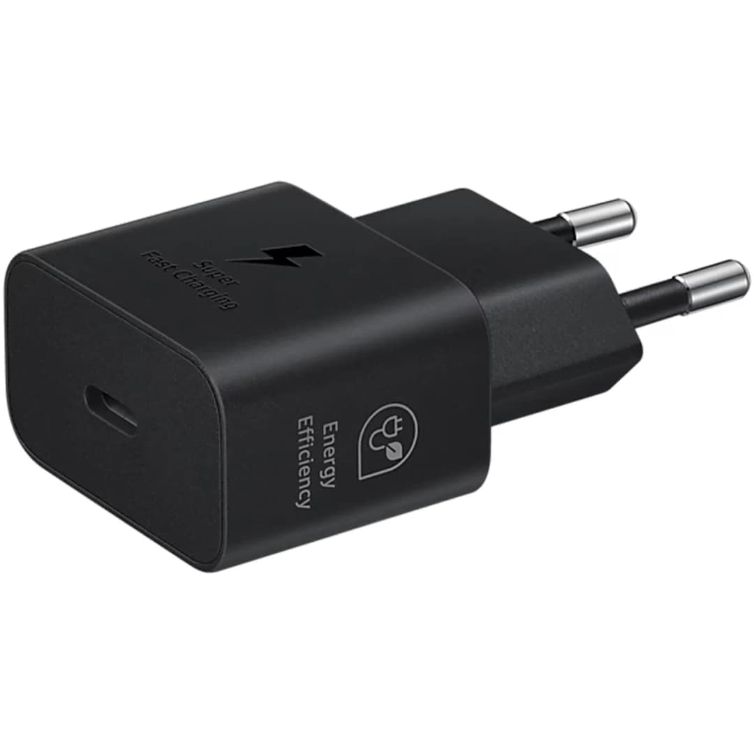 Сетевое зарядное устройство Samsung 25W USB-C EP-T2510 Cable Black, Черный — фото 5