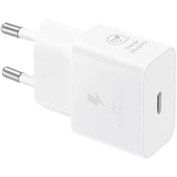 Сетевое зарядное устройство Samsung 25W USB-C EP-T2510 Cable White, Белый — фото 2